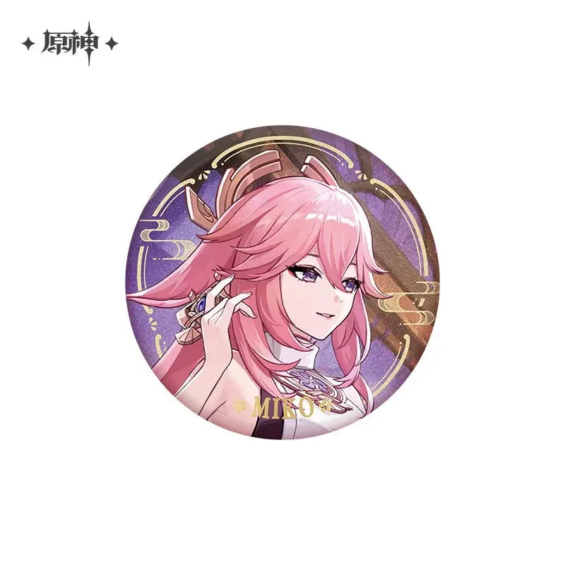 Badge personnage série Themed Genshin Impact