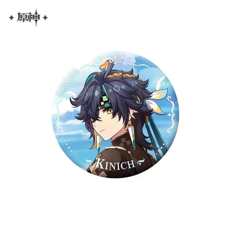 Badge personnage série Themed Genshin Impact