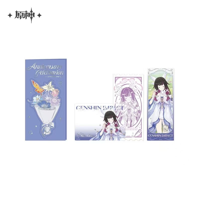 Set ticket série Anniversary Celebration Genshin Impact