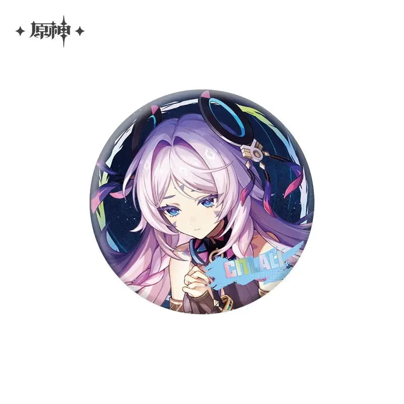 Badge personnage série Themed Genshin Impact
