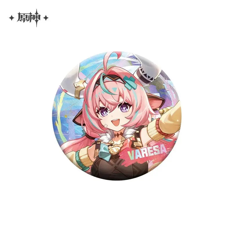 Badge personnage série Themed Genshin Impact