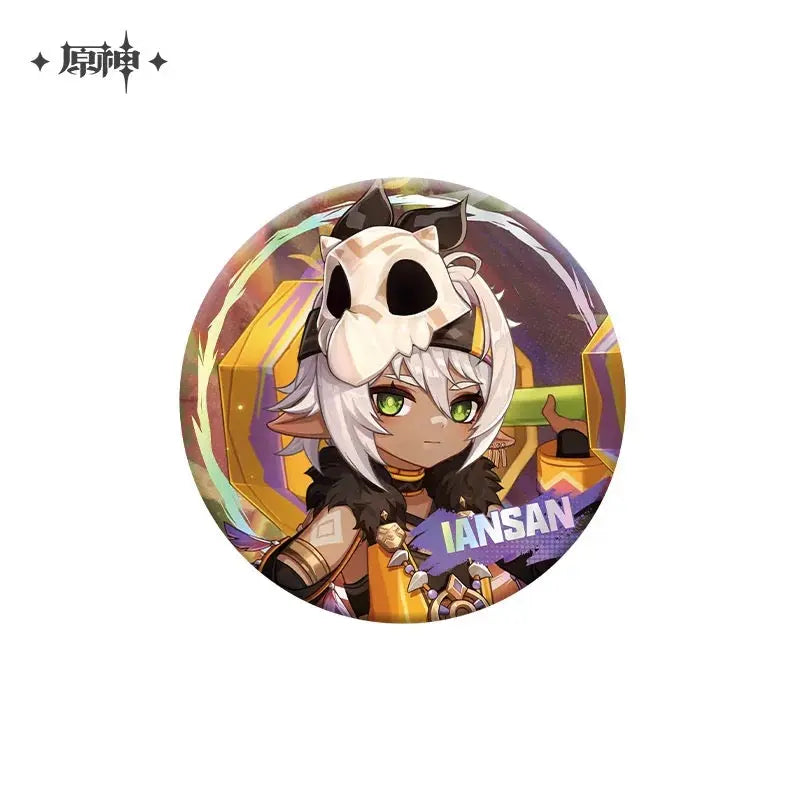 Badge personnage série Themed Genshin Impact