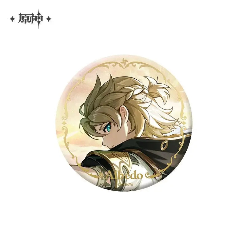 Badge personnage série Themed Genshin Impact