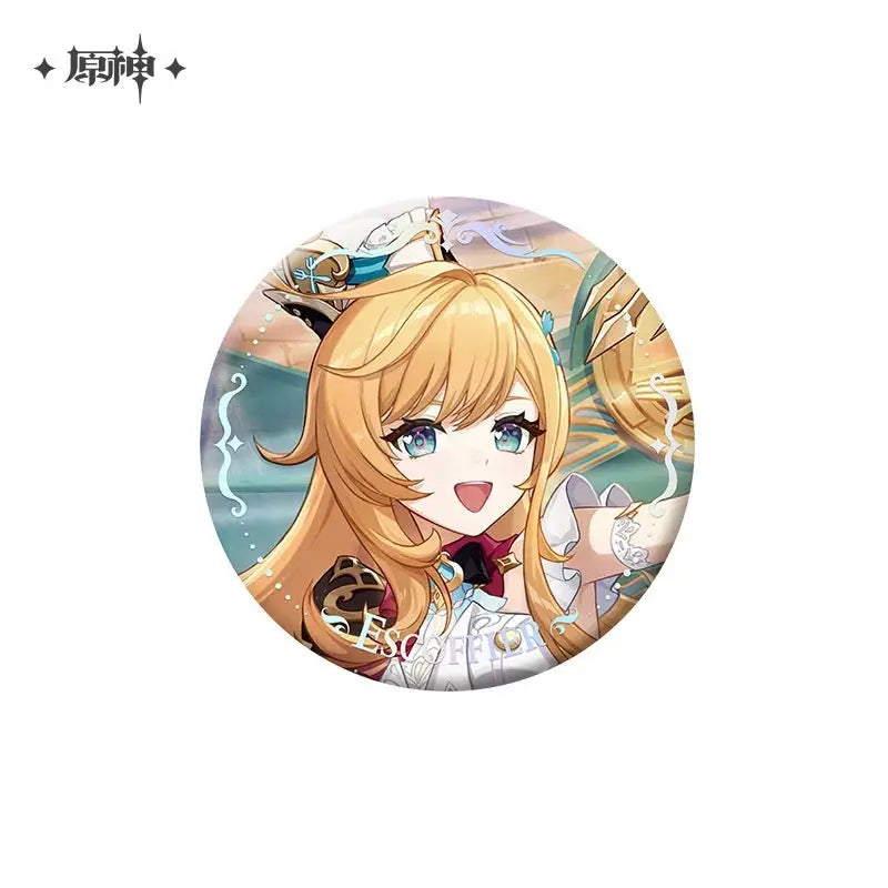 Badge personnage série Themed Genshin Impact