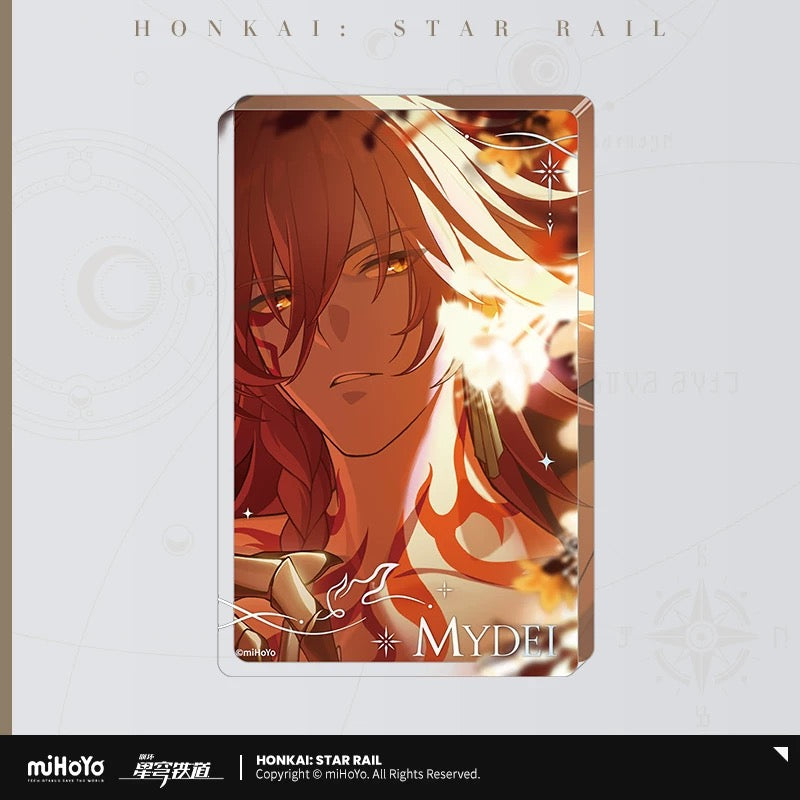 Bloc Acrylique série Amphoreus Saga of Heroes Honkai Star Rail