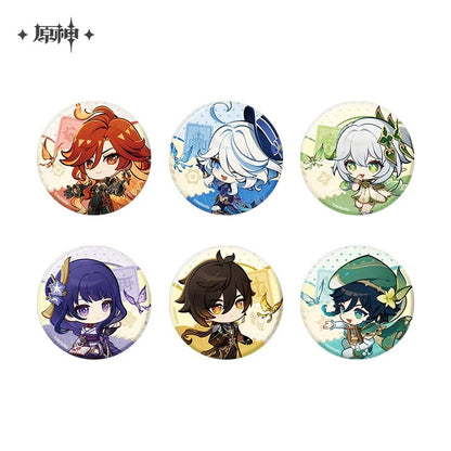 Badge série Teyvat Exhibitions Genshin Impact Waku Waku Goods Shop