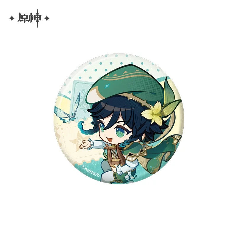 Badge série Teyvat Exhibitions Genshin Impact Genshin Impact