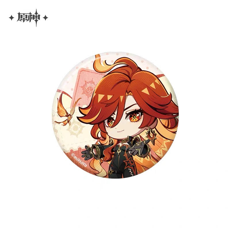 Badge série Teyvat Exhibitions Genshin Impact Genshin Impact