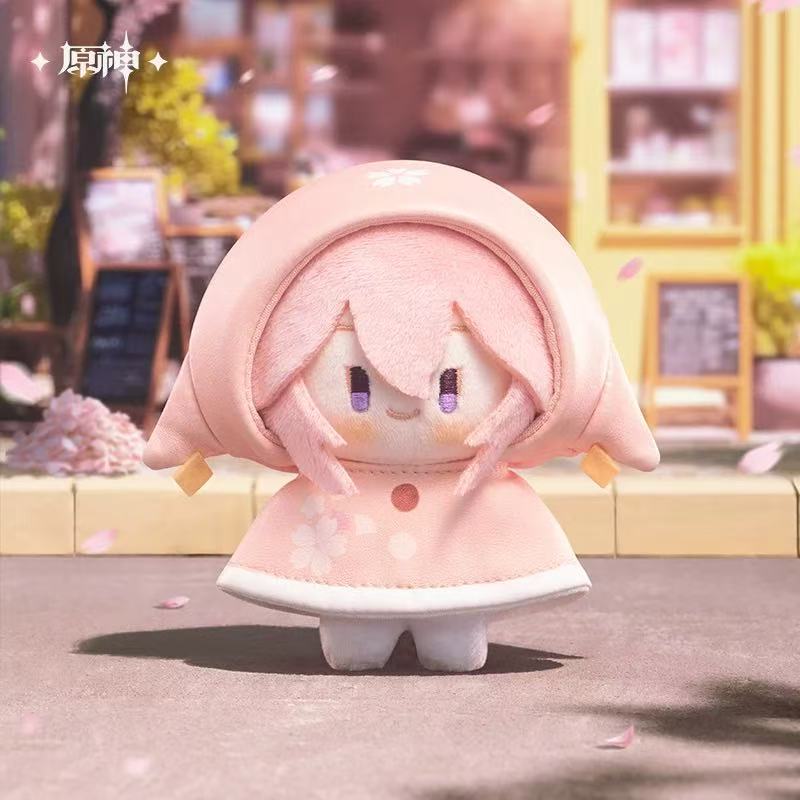 Porte-clé Peluche série Fun in the Rain Genshin Impact