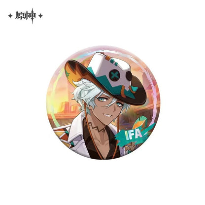 Badge personnage série Themed Genshin Impact
