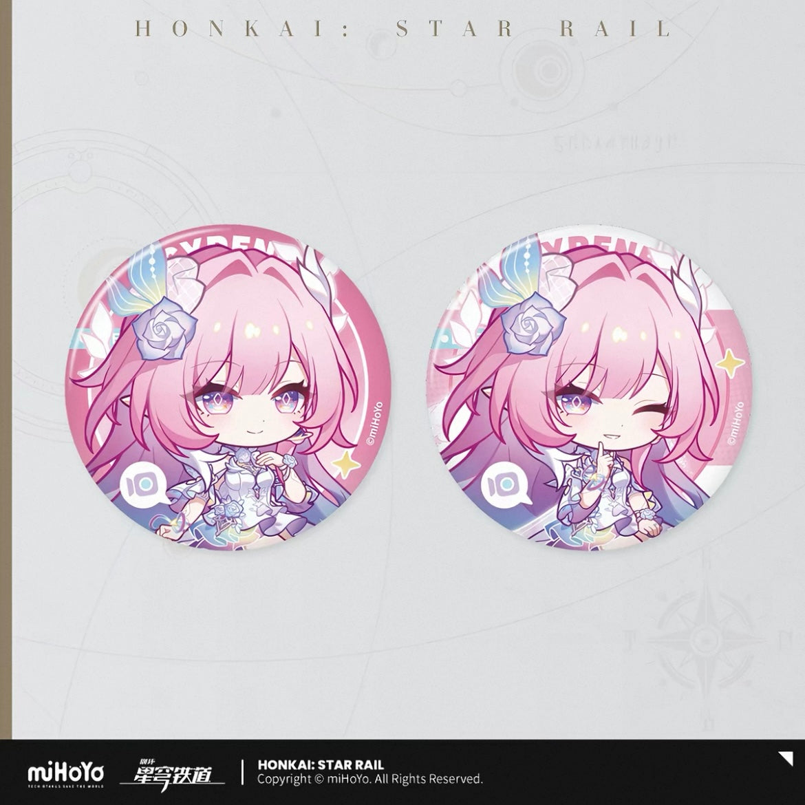 Badge Set Série Salon d'Hibouraïm Honkai Star Rail