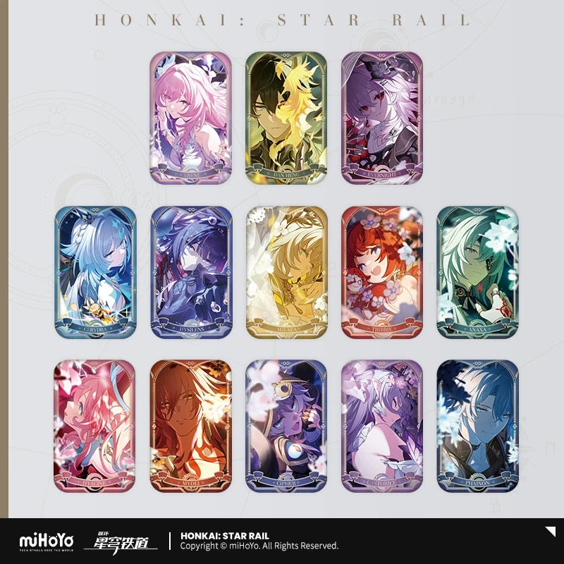 Badge Rectangle série Amphoreus Saga of Heroes Honkai Star Rail