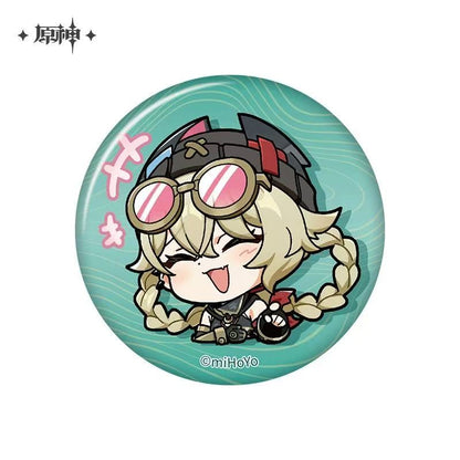 Badge série Chibi Emoji Genshin Impact