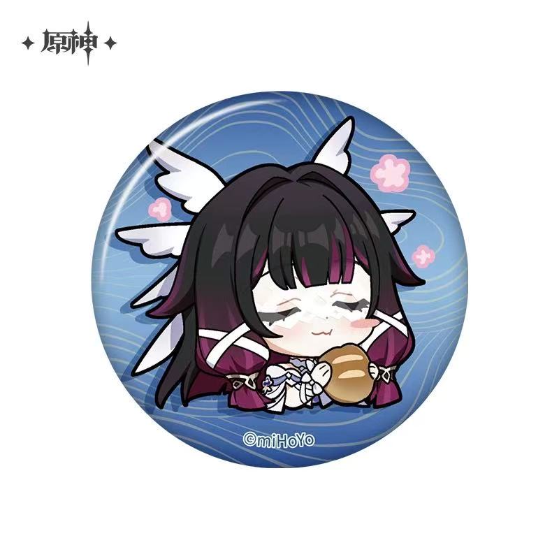 Badge série Chibi Emoji Genshin Impact