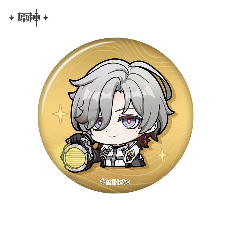 Badge série Chibi Emoji Genshin Impact
