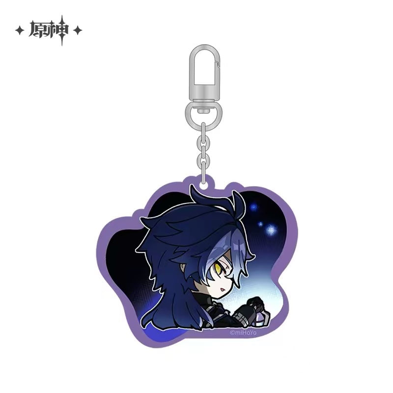 Porte-clés série Chibi Emoji Genshin Impact