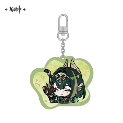 Porte-clés série Chibi Emoji Genshin Impact