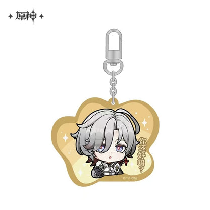 Porte-clés série Chibi Emoji Genshin Impact