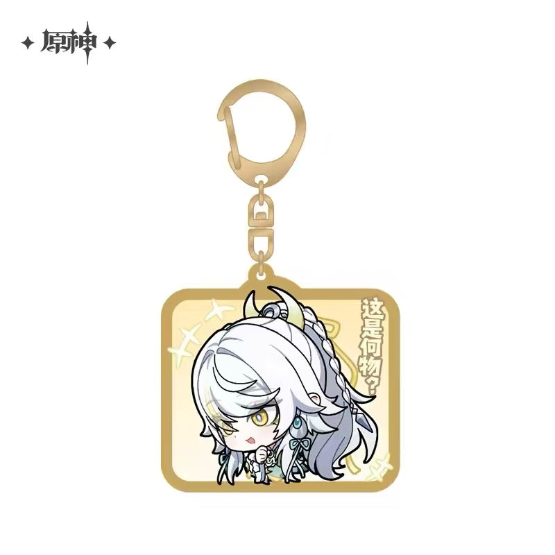 Porte-clés série Chibi Emoji Genshin Impact
