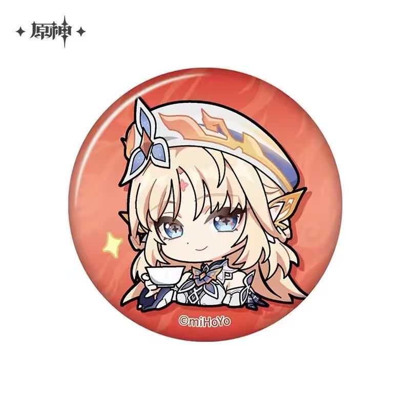 Badge série Chibi Emoji Genshin Impact