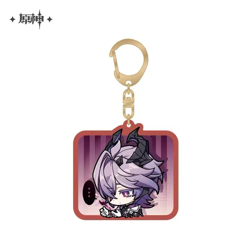 Porte-clés série Chibi Emoji Genshin Impact