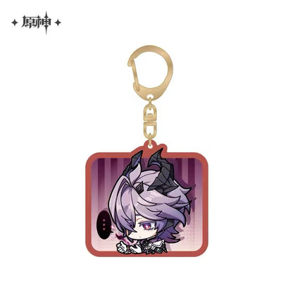 Porte-clés série Chibi Emoji Genshin Impact