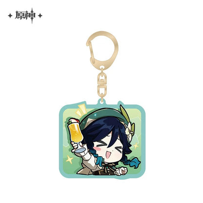 Porte-clés série Chibi Emoji Genshin Impact