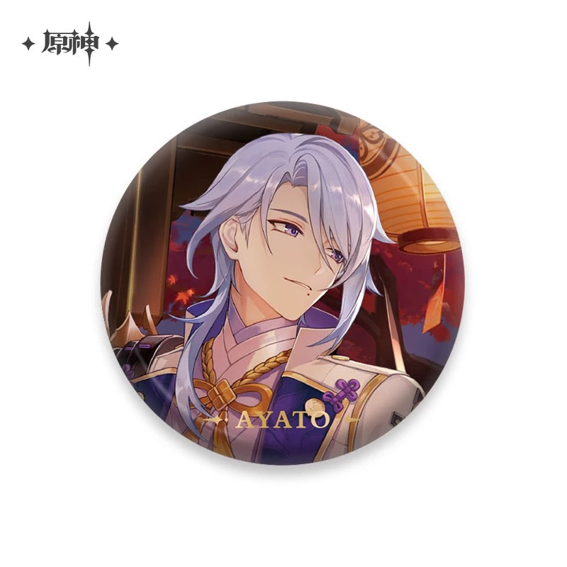 Badge personnage série Themed Genshin Impact