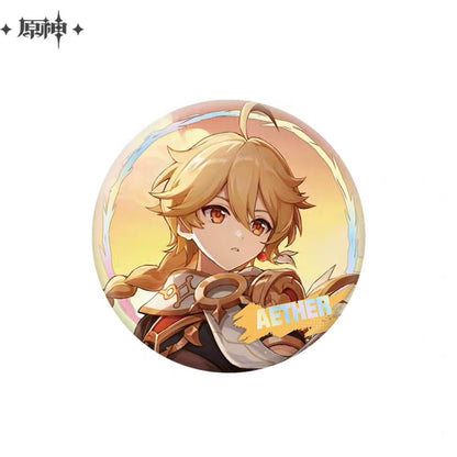 Badge personnage série Themed Genshin Impact