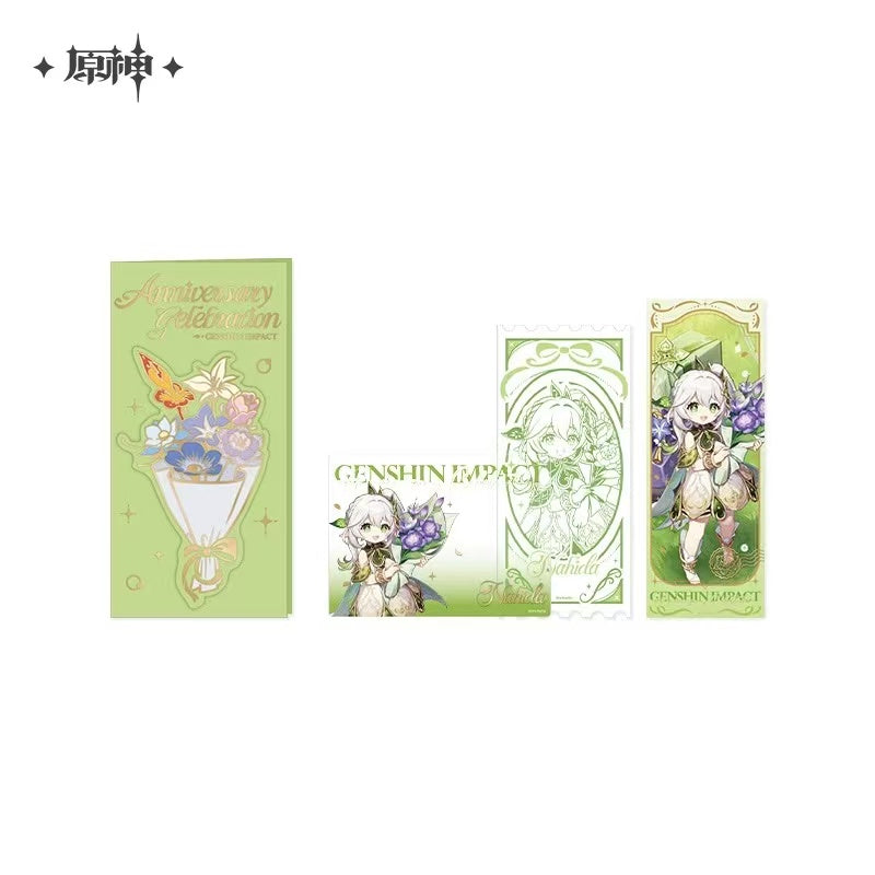 Set ticket série Anniversary Celebration Genshin Impact