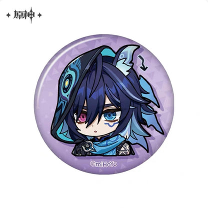 Badge série Chibi Emoji Genshin Impact