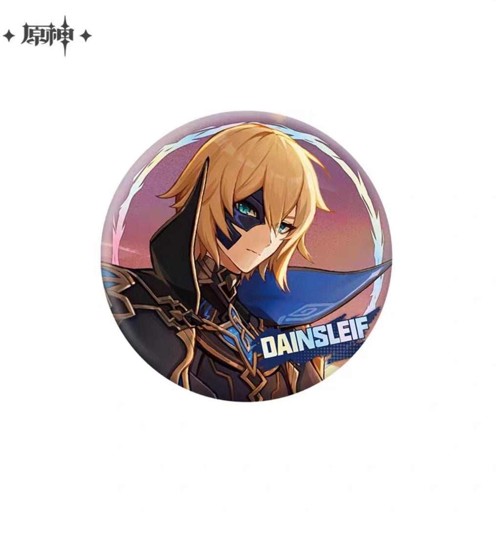 Badge personnage série Themed Genshin Impact