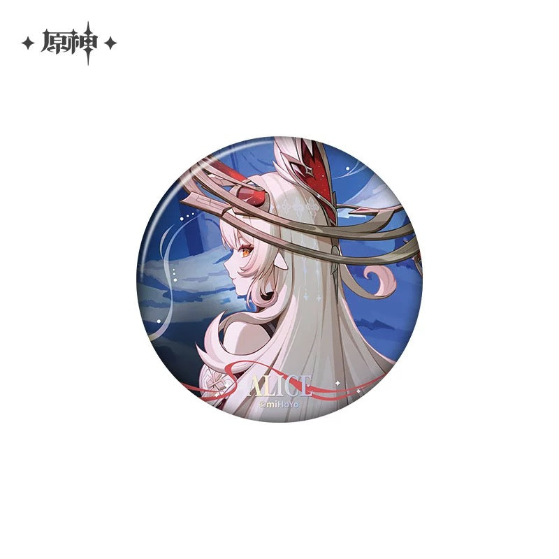 Badge série Song of the Welkin Moon Themed Waku Waku Goods Shop