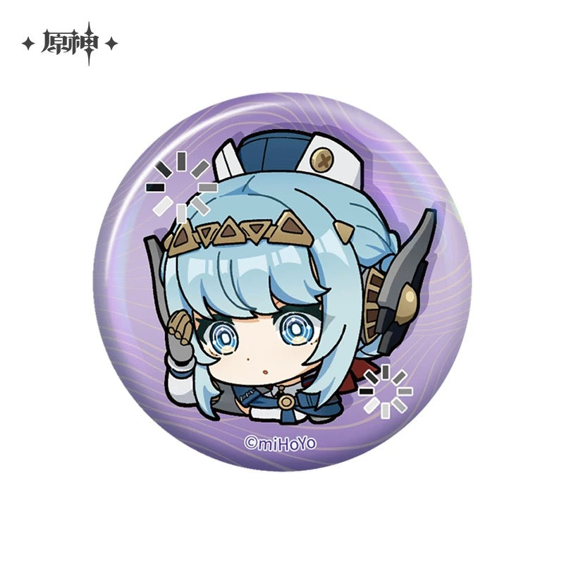 Badge série Chibi Emoji Genshin Impact