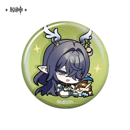 Badge série Chibi Emoji Genshin Impact