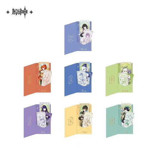 Set ticket série Anniversary Celebration Genshin Impact