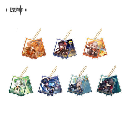 Porte-clés double couche série Themed