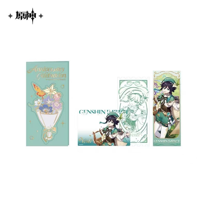 Set ticket série Anniversary Celebration Genshin Impact